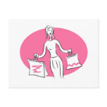 Shopping Postcard