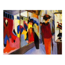 Shopping Postcard:  Fashion Shop by Macke
