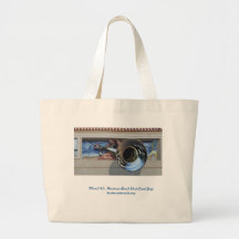 Shopping Tote~ Mural #3:  West Coast Jazz Canvas Bags