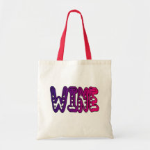 shopping: wine tote bag