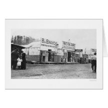Shops in Anchorage, Alaska 1914 Greeting Card