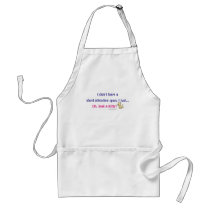 Short Attention Span Kitty Humour Aprons