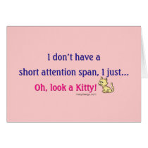 Short Attention Span Kitty Humour