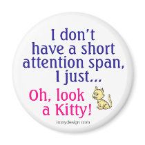Short Attention Span Kitty Humour
