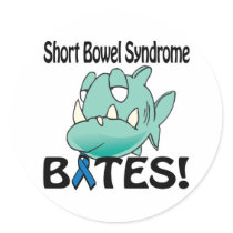 Short Bowel Syndrome BITES Round Sticker