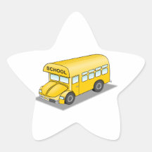 Short School Bus Stickers