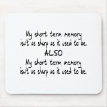 Short Term Memory mousepads