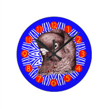 Shortfaced Tumbler Clock