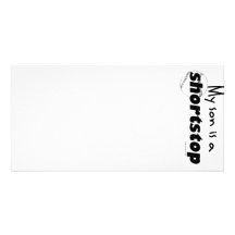 Shortstop (Son) Photo Greeting Card