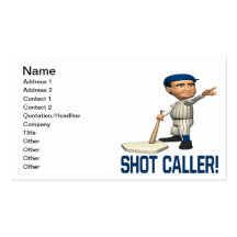 Shot Caller Business Card Templates