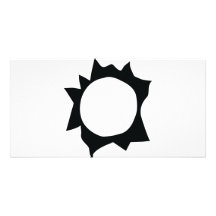 shot hole icon photo greeting card