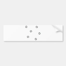 shot holes icon bumper stickers
