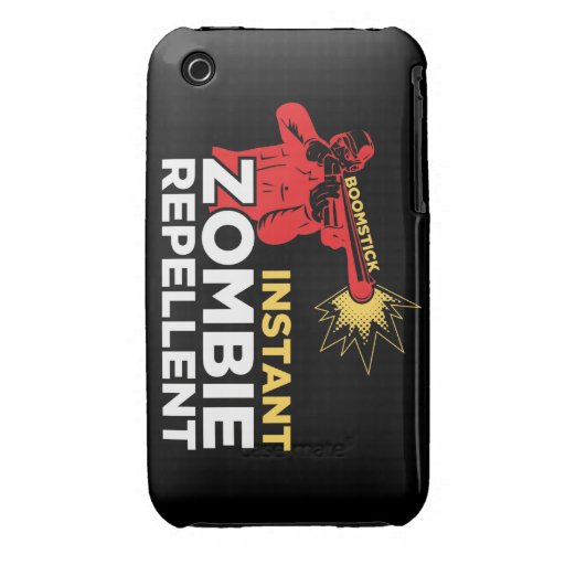 Shotgun Instant Zombie Repellent Retro iPhone Case Case-Mate iPhone 3 Case