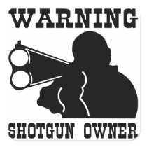 Shotgun Owner stickers