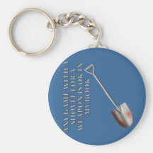Shovel for a Weapon Keychain