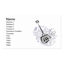Shovel Snow Business Card Templates