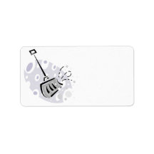 Shovel Snow Personalized Address Label