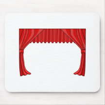 Show Curtain Mouse Pad
