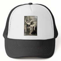 Show Girl Vintage Risque French Postcard Trucker Hat