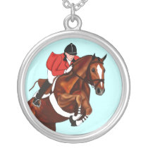 Show Jumper Equestrian Necklace