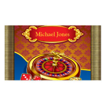 Show Me The Money Gambler Business Card Template