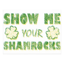 Show Me Your Shamrocks Postcards