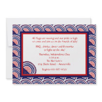 Show Your Colours Patriotic Invitation