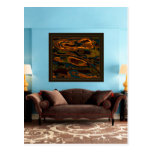 Showcase: EARTH TONES Art Modern Abstract postcards