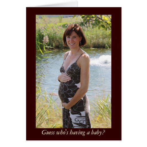 Shower Invitation (colour) Greeting Cards