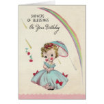 Showers Birthday Card