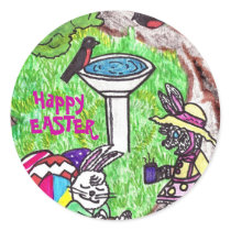 SHOWING EASTER BUNNY LOVE stickers