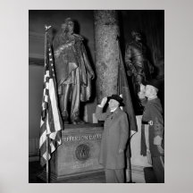 Showing Love to Jefferson Davis, 1930s Posters