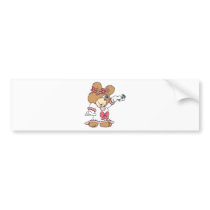 showing off ring bride to be teddy bear bumper stickers