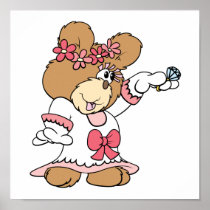 showing off ring bride to be teddy bear posters