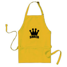 Shred Crown (black) apron