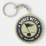 Shred Metal Key Chains