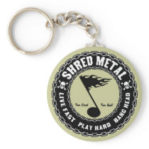 Shred Metal Key Chains
