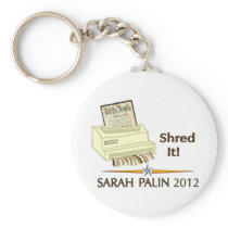 Shred the Constitution Key Chains