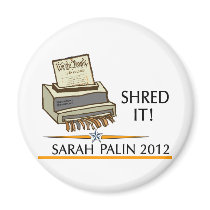 Shred the constitution magnet