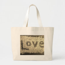 Shredded coconut Love Tote Bag