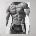 Shredded Gym Wall Poster posters