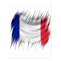 Shredders French Flag Post Card