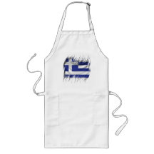Shredders Greek Flag Apron