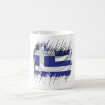 Shredders Greek Flag Coffee Mug