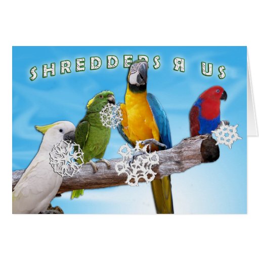 Shredders R Us Greeting Cards