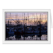 Shrimp Boats Greeting Cards