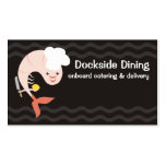 Shrimp chef knife lemon catering business cards