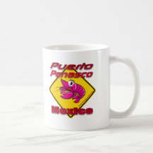 Shrimp Crossing Puerto Penasco Mexico Coffee Mug