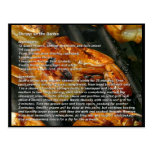 Shrimp on the Barbie Recipe Card Post Cards
