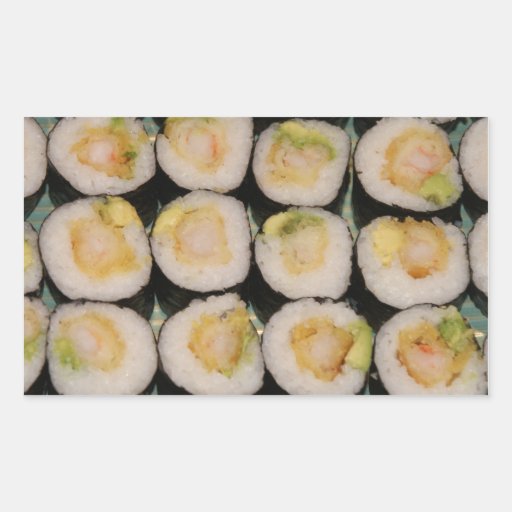Shrimp Tempura Sushi Rectangular Stickers